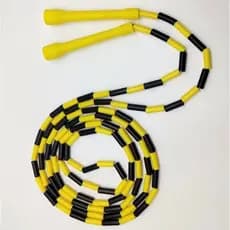 Corda De Pular Segmentada Beaded Rope Ajustável Treino Ritmo Manobras Crossfit Fitness 2,8m