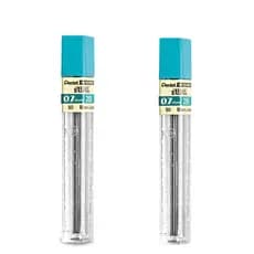 Kit 2 Grafites 2B 0.7mm Com 24 Unidades Polymer Super Pentel
