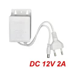 Carregador fonte de alimentação (adaptador AC/DC) de 12V 2A sistemas de segurança, como câmeras IP e câmeras Speed Dome.