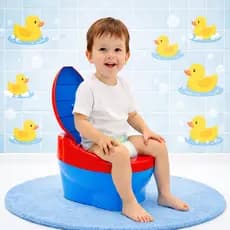 Penico Infantil Troneco Azul Carro Menino Assento Redutor