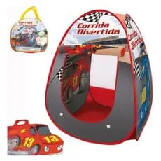 Barraca Infantil Cabana Corrida Divertida Dobrável Menino