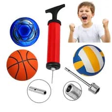 Bomba de Ar Manual Encher Bola Futebol Volei Basquete Oferta