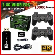 video game Jogo  4k Clássico Retro Vio Sem Fio Video Game U8 Console Equipped Com O Sistema De Novo Mais Do Que 3500/10000 Jogos