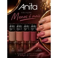kit 4 Esmaltes Coleção Menos É Mais Anita
