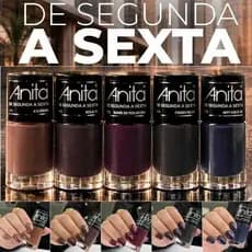 Kit 5 Esmaltes Anita Coleção De Segunda a Sexta
