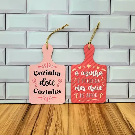 Placa Decorativa Parede Cozinha Decor Tábua De Carne Pendura
