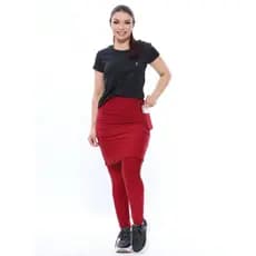 Calça Legging Saia Com Bolso Fitness Moda Evangelica