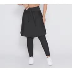 Calça Saia Legging Fitness Moda Evangelica Modesta Cristã Treinos Esportes