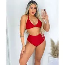 Biquíni Hot Pant Cintura Alta bikini cintura alta bikini holic bali biquini cintura alta biquini cintura alta