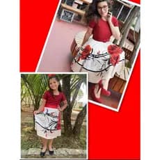 Vestidos Tal Mãe Tal Filha Godê Midi Moda Evangélica Cristã VESTIDO MAE E FILHA