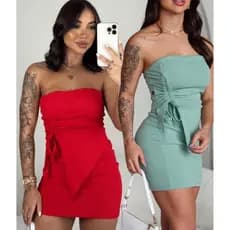Kit 2 Conjuntos Femininos - Moda Canelada - Promoção Exclusiva Look Verão Natal