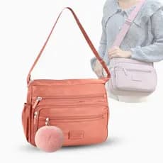 Bolsa Feminina Média Multifuncional Impermeavel Nylon