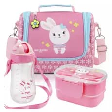 Lancheira Bolsa Térmica Infantil Escolar Marmita Garrafinha