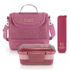 Bolsa Térmica  + Porta Talher + Marmita Lanche