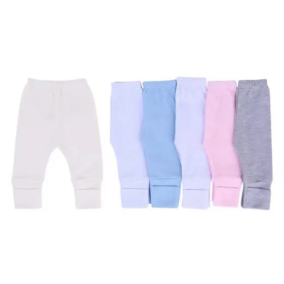 Mijão (Culote) Bebê Canelado Liso Vira-Pé (RN/P/M/G) - Top Chot