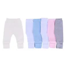 Mijão (Culote) Bebê Canelado Liso Vira-Pé (RN/P/M/G) - Top Chot