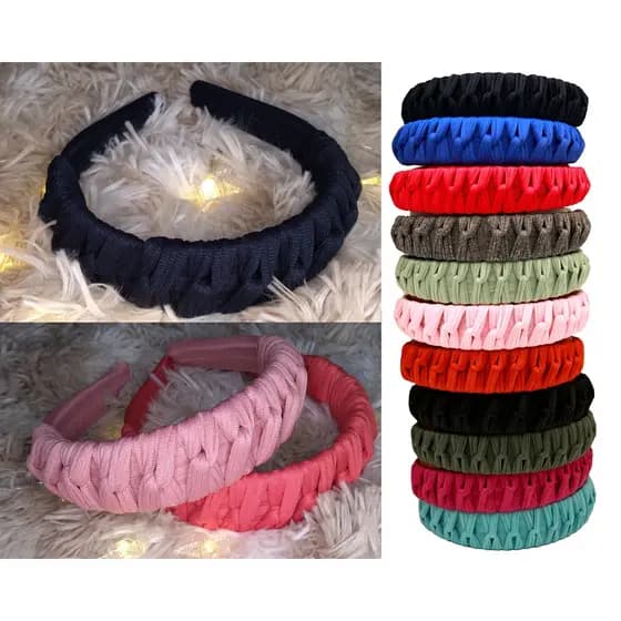 Tiaras De Cabelo Trançada 6 unidades