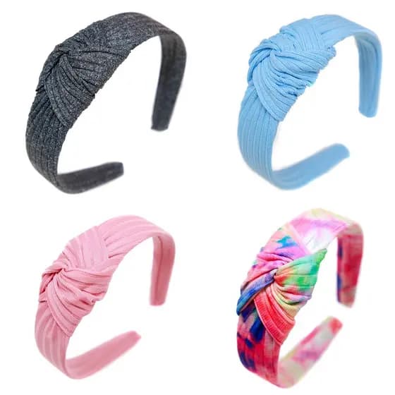 Tiara Arco Kit 5 Unidades HairBand de Cabelo Canelada Verão 2026