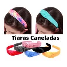 Kit 5 Tiaras Nó Canelada Arco Tiara HairBand de Cabelo