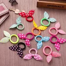 4 Xuxinhas Promoção Prendedor/laço De Cabelo Colorido Coelho Divertido/ Moda Infantil