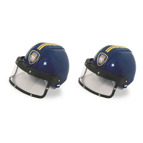 Capacete Policia Infantil Fantasia Police Kit C/ 2 Capacetes