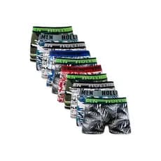 Kit 10 Cuecas Boxer Microfibra