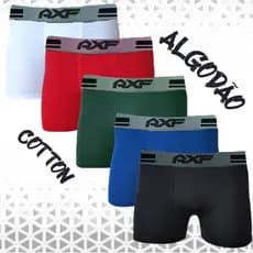 Kit 6 Cueca Boxer  Algodão