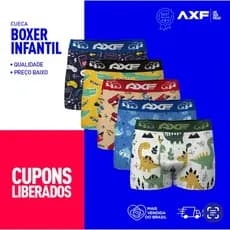 Kit 10 Cuecas Boxer Infantil Microfibra