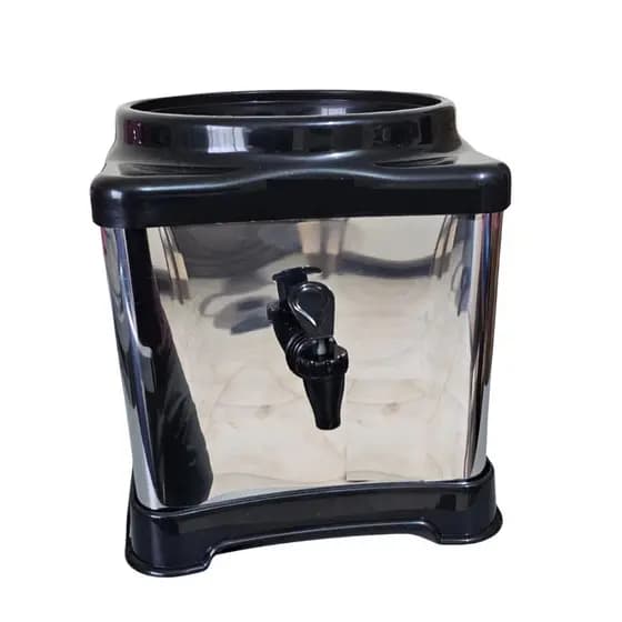 Suporte Para Galão De Água Garrafão Bebedouro Base Preta Inox