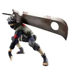 Action Figure Kakashi Hatake com Espadão • Naruto Shippuden • Colecionável 26,5cm