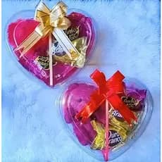 Caixinha do Amor: Bombons + Ursinho Chaveiro