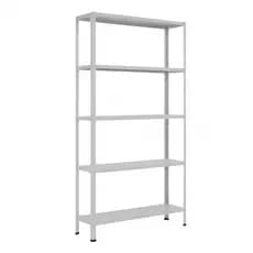 Estante de Aço 5 Prateleiras 1,55x0,80x0,27 Cinza