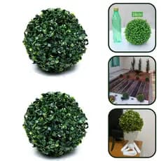 Kit 2 Unidades Buchinhos 18CM Grama Artificial Decoração