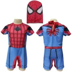Fantasia infantil menino com Mascara Homem aranha – Festa, Aniversário, Halloween Varios modelos