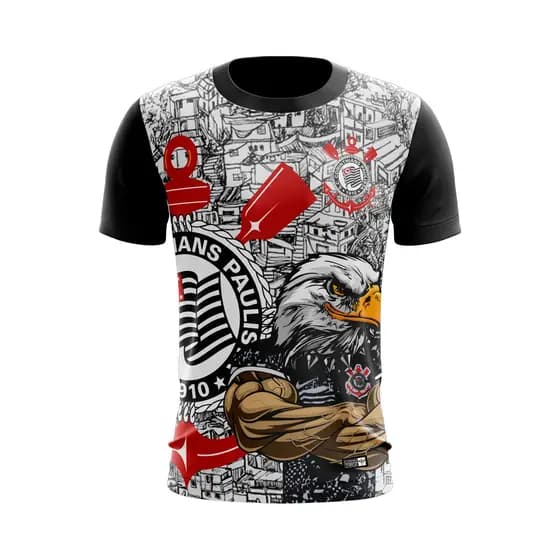 Camisetas infantil da Quebrada favela Mandrake Torcidas de Futebol