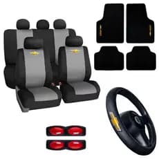 Kit De Capa De Banco Couro Carro Celta Corsa Todos Modelos+Tapete Capa De Volante Protetor De Porta