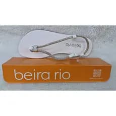Sandalia Papete Beira Rio com brilho