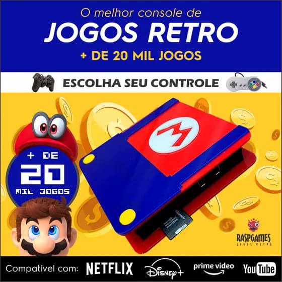 Vídeo Game Retro Personalizado