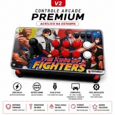 Controle zero delay Arcade Fliperama Usb Pc Pi3 Ps3 Ps4 Legacy E Tvbox - NÃO FUNCIONA EM GAME STICK