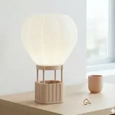 Luminária Abajur Balão Infantil Led Quarto Bebê Menina Menino