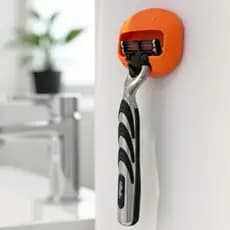 Suporte Para Parelho De Barbear Lamina Gillette Gilete Prestobarba Fita 3M
