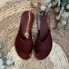 Sandália Slide Feminina Mel M Lover Casual Minimalista Leve