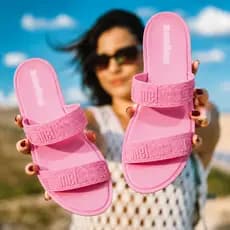 Slide Duo Mel Feminino Prático e Versátil Palmilha Macia Conforto Estilo Diário