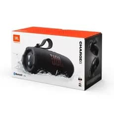 Caixa de Som JBL Portátil Charge 6 Bluetooth 45W Preta Original – Som Poderoso, Graves Intensos NF-e
