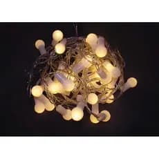Cordão 40 Bolas Cristais Branco Quente 8 Funções 6m 18184-88184