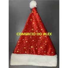 Kit Com 3 Gorro Natalino Papai Noel Touca G21308