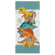 Toalha Banho Infantil Felpudo Dinossauro Lepper 60 cm x 1,10 m algodão