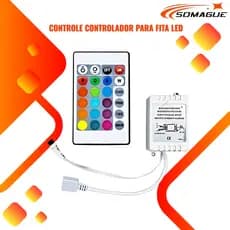 Controle Controlador Para Fita Led Rgb 3528 E 5050