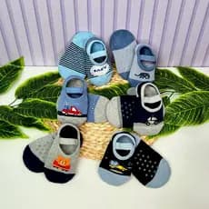 6 Pares Sapatiha De Bebê Com Solado Antiderrapante
