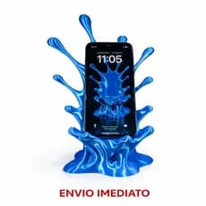 Suporte para Celular Splash de Mesa – Base Moderna para Smartphone, Design Criativo Decorativo para Mesa e Setup